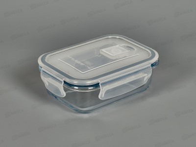 Контейнер для продуктов стекло , пластиковая крышк SA-CN01-370 370мл