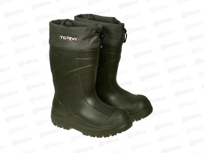 Сапоги TORVI из п/м ЭВА с подош ТЭП с вкладышем -60 Олива р.40-41