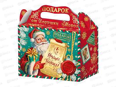 Коробка картонная 2,5кг Северная почта 245*130*195/265 *25