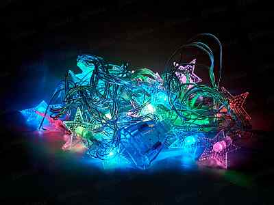 Гирлянда 4м Звезда 20LED авторежим 725-0545