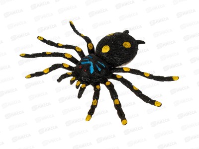 Тянучка паук 12см пластизоль сингл W6328-SPIDERS-R в пакете