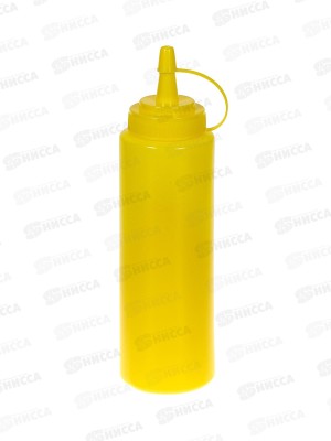 Емкость для соуса 230мл 18*4,5см Желтый, AST-002-EC-01Ж