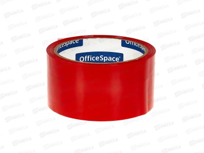 Скотч 48*40м  OfficeSpace красн., 45мкм,6288*6/36