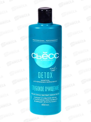 Сьёсс DETOX шампунь 450мл *12
