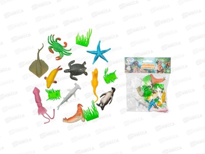 Набор животных &quotНа дне океана&quot (фигурки животных 10 шт) 1002700