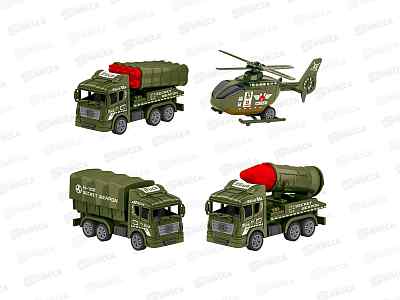 Машинка военная техника инерционная 1002960 в ассортименте