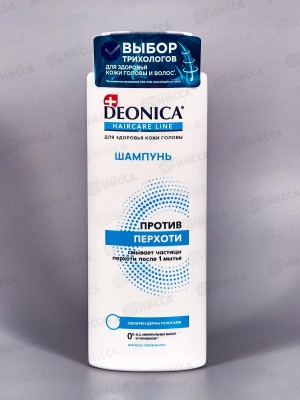 Deonica шампунь для волос Против перхоти 380мл