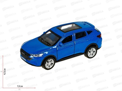 Машина &quotТЕХНОПАРК&quot металлическая HAVAL 12см, инерц., синий, 384356