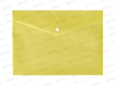 Папка с кноп. inФОРМАТ А4 непроз 150мкм, желтый, NK8015Y *2/30