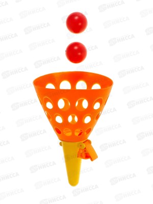 Игра ловушка с шариком большая 17см, 49810 в сетке