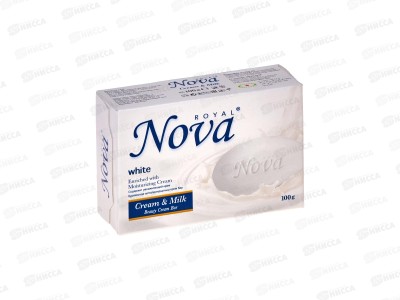 Royal Nova мыло Крем и молоко 100гр *48