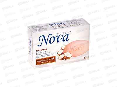 Royal Nova мыло Кокос и молоко 140гр *48