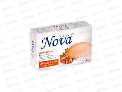 Royal Nova мыло Миндаль и молоко 140гр *48