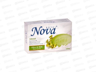 Royal Nova мыло Олива и молоко 140гр *48