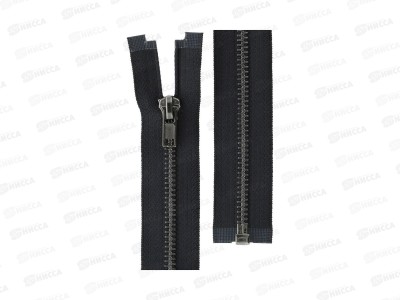 Молния Gamma Металл ZIP 5B однозамковая 100см Тип 5 разъёмная №320 черно-синий