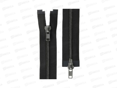 Молния Gamma Металл ZIP 5B-2 двухзамковая 110см Тип 5 разъёмная №310 черный
