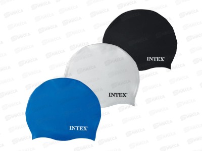 Шапочка для плавания, от 8 лет, силикон, 3 цвета в ассортименте, INTEX