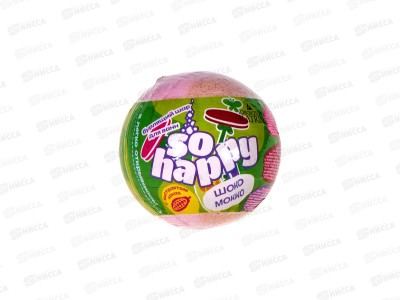 Бурлящий шар для ванны 120г SOHappy Шоко Мокко *24
