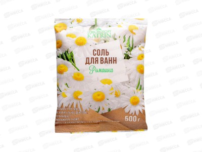 Соль для ванн в пакете Ромашка 500г *30