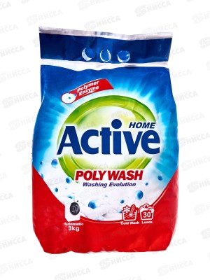 Active Стиральный порошок автомат P.W.P.E. техн холодной стир 3,0кг *4