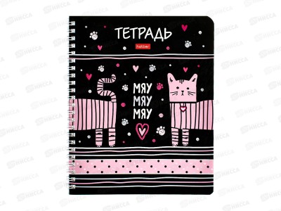 Тетрадь 48л кл. Hatber  Ассорти на гребне  *12/96