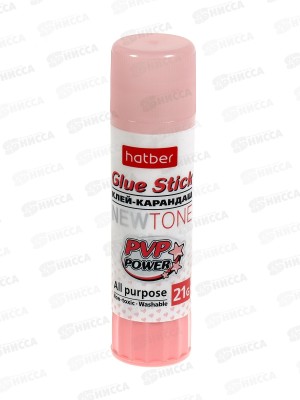 Клей карандаш Hatber 21гр. NEWtone  067213 *24/288