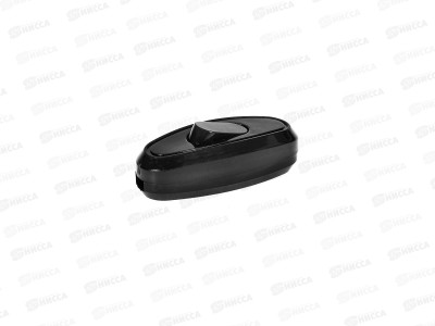 Переключатель бра UNIVersal E27. 6А, 250В,черный,А0106