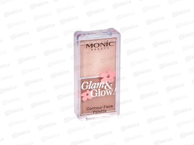 Monic Beauty Контуринг G&G CFP №02 хайлайтер+румяна *3