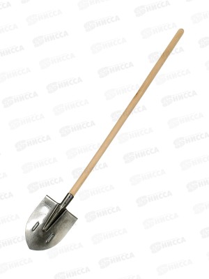 Лопата штыковая из рельсовой стали с ребрами жесткости с черенком 1 сорта  *5
