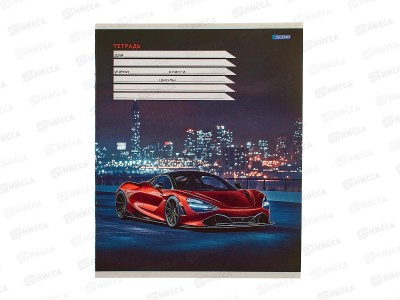 Тетрадь 12л в косую линию Legend Разные автомобили - 3, 12-4154, 4 диз *20/240