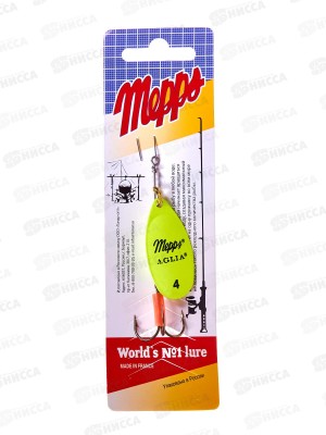 Блесна вращ. MEPPS Aglia Fluo №4 Chartreuse 9г 369978