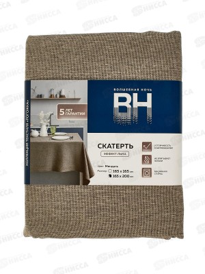 Скатерть ВН ДТ172 165/200 миндаль 70