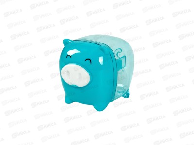 Точилка Deli Piggy E0557  1 отверстие ассорти 427515