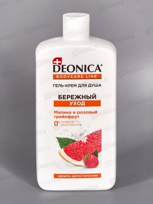 Deonica Гель крем для душа Бережный уход 750мл