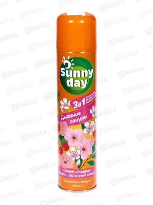 Sunny Day освежитель воздуха 300см3 Дыхание сакуры