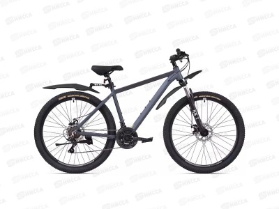 Велосипед 27,5&quot 21ск RUSH XS 725 DISC AL черный рама 18&quot, 331153