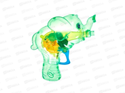 Игрушка пистолет с мыльными пузырями Слоник 1504-0278, свет/G