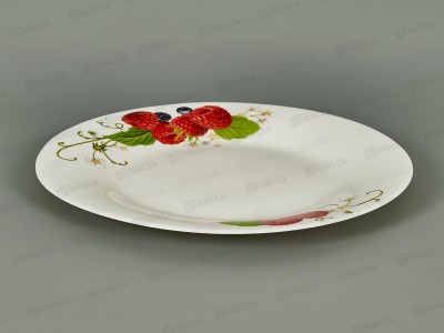 Тарелка обеденная JEWEL Ягодка 23,2см (стеклокерамика), ПС00126-58
