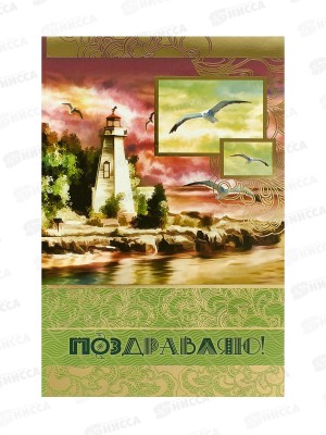 Открытка КП С Днем рождения, ПРЕМИУМ, 5279 *10