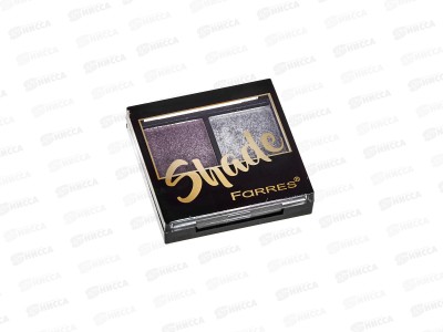 Farres Тени для век Shade 1007-11 таул с роз/серебро 2 цвета *6