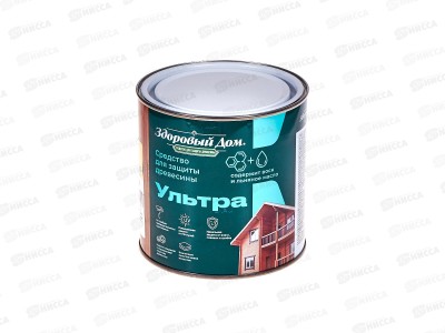 Здоровый Дом  Ультра 0,8л Белый, деревозащита *6/528