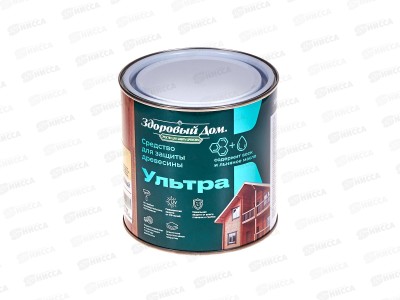 Здоровый Дом  Ультра 0,8л Бесцветный, деревозащита *6/528