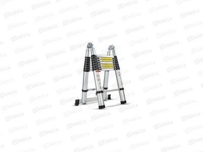 Лестница телескопическая многофункциональная  Техпром 5 метров SW-T3050 (красный квадрат)