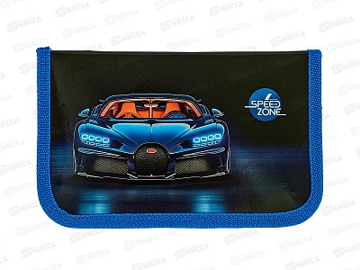 Пенал 1-секц Profit большой Синее купе, 190х115, ПН-8071 *40
