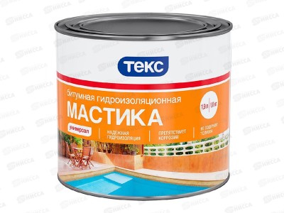Мастика битумная гидроизоляционная Универсал 1,8л