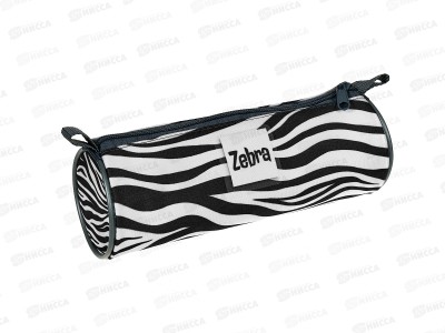 Пенал-тубус ПЧЕЛКА Zebra 2025 молн., 210*65 ПТ-221 *10
