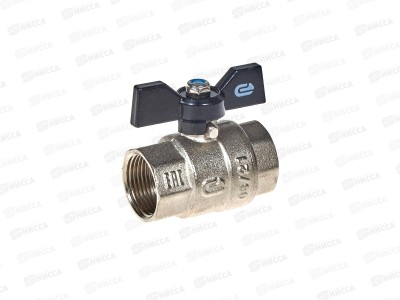 Кран шар. д/воды  3/4&quot г/г бабочка, никель, СТМ ONDO ONFFB034