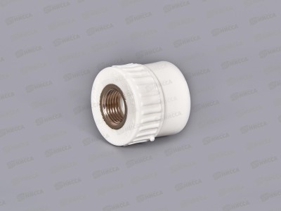 Адаптер PP-R с внутренней резьбой  белый 32x1/2&quot Jakko *10/70