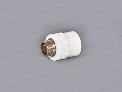 Адаптер PP-R с наружней резьбой  белый 25x1/2&quot Jakko *20/200