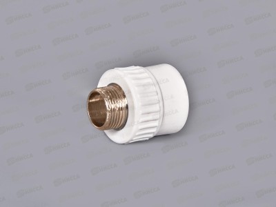 Адаптер PP-R с наружней резьбой  белый 32x3/4&quot Jakko *10/60